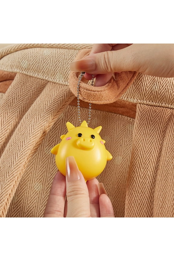 Multipurpose Bottle Opener Keychain - Portable Can Opener Tool for Soda Beer Caps, Key Ring Pendant for Bag, Camping, Hiking, Travel, Picnic, Easy Open Bottles and Cans (Yellow)