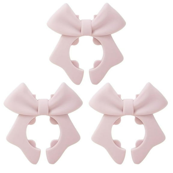 Multipurpose Bowknot Shape Kitchen Organizers Heat Resistant Spoon Holder Rest For Spatulas Lid And Cooking Utensils