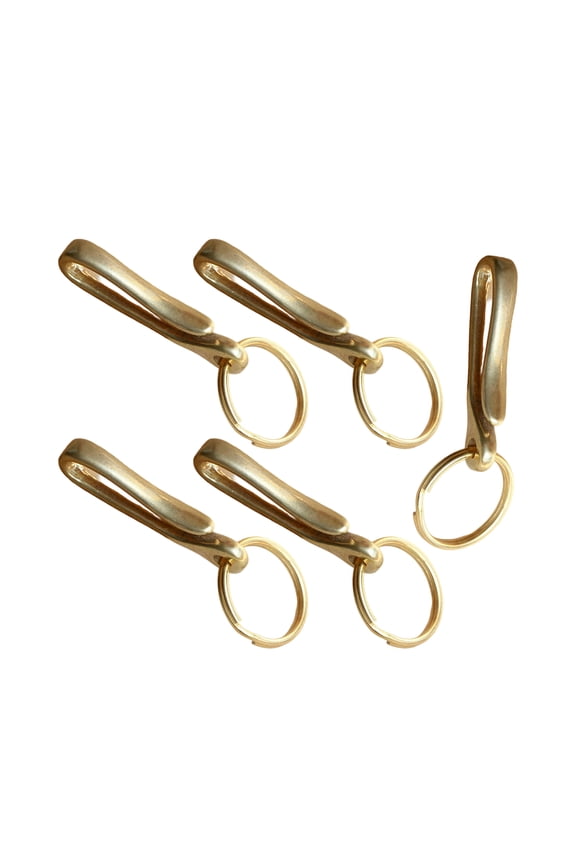 Multipurpose Brass Keychain Hook Convenient for Men Women Featuring Reinforced Shackle and Belt Accessory