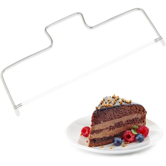 Multipurpose Cake Tool, Easy Cleaning Stainless Steel Cake Cutter, Versatile Baking Tool For Precise Cake Decorating, Silver, Adjustable Height And Dishwasher Safe
