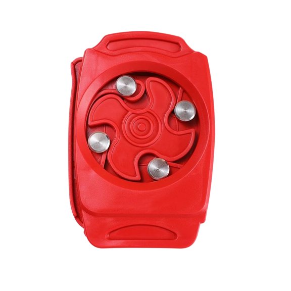 Multipurpose Can & Bottle Opener, Portable Beer Soda Can Opener Tool, Red Handheld Opening Device