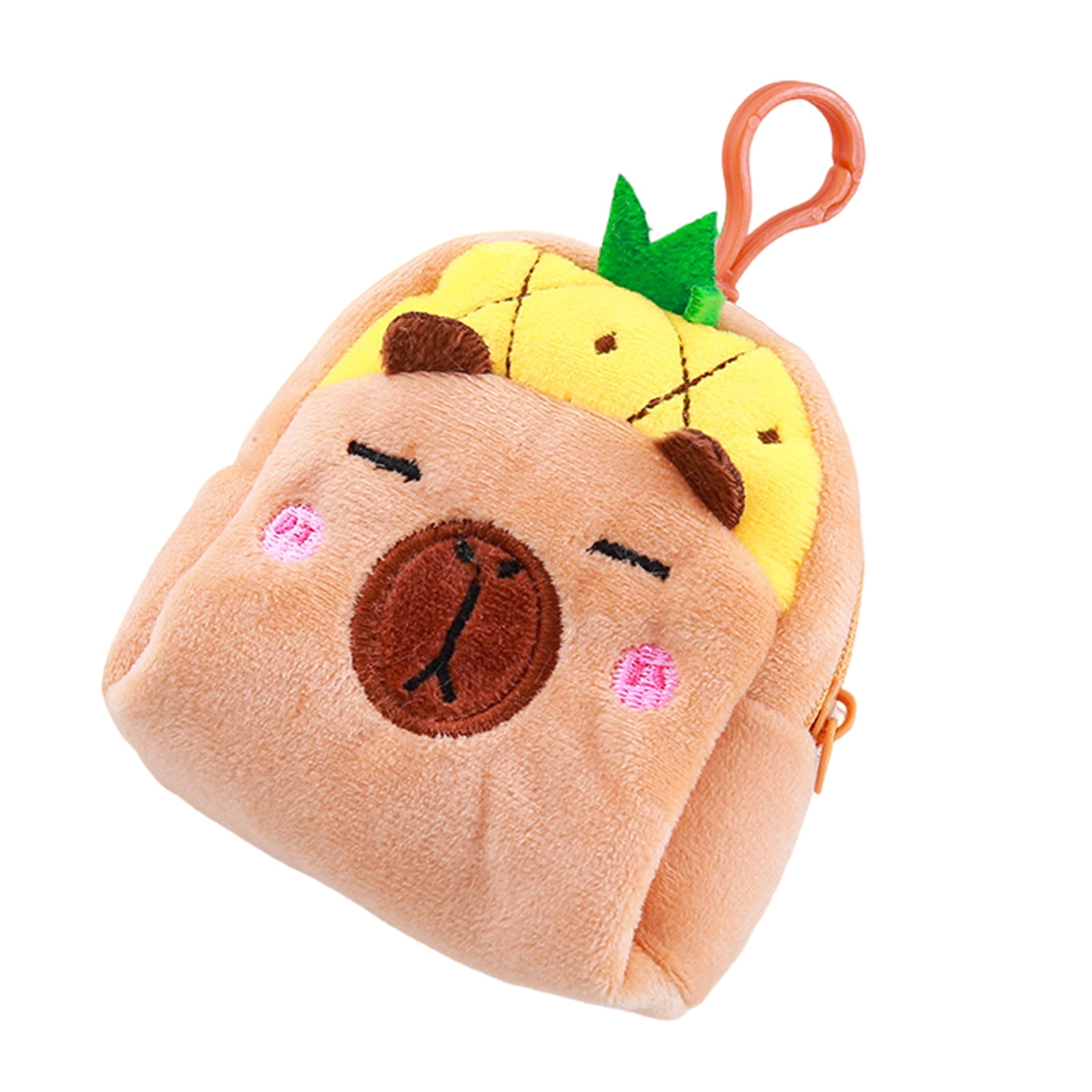 Multipurpose Capybaras Styles Coin Holder with Secure Zippered Designs ...