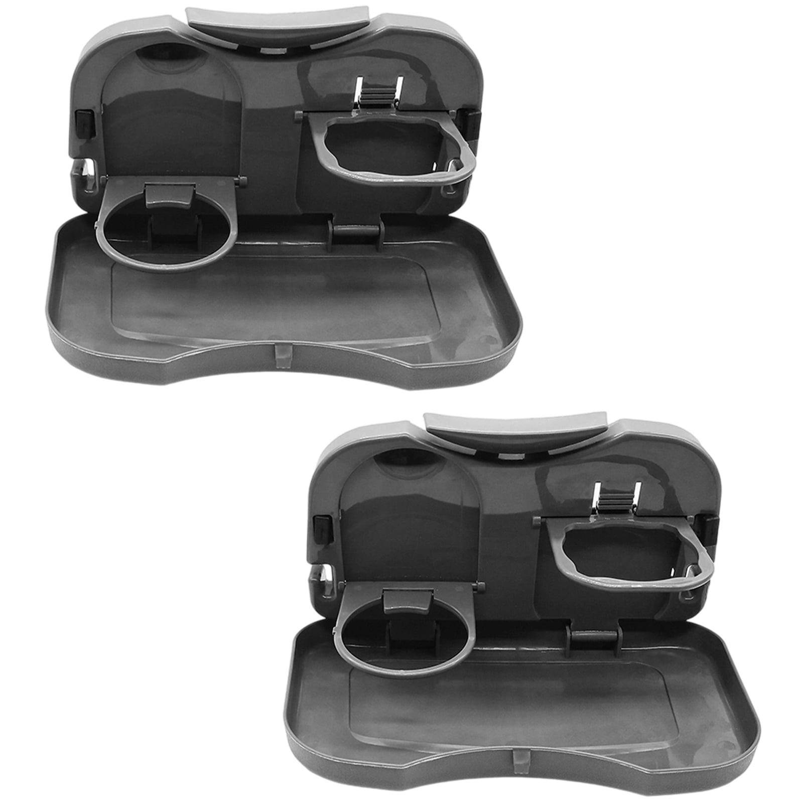 Multipurpose Car Seat Back Organizers Tray Foldable Design Cup Holder For Road Trip Office Use Vehicles