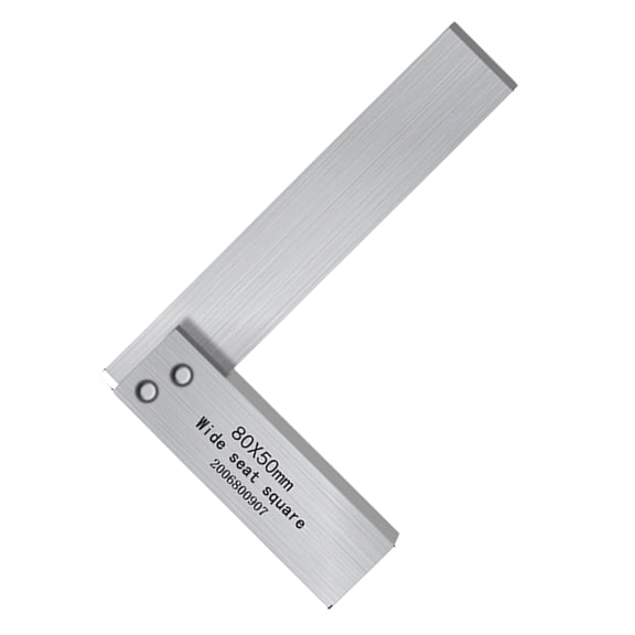 Multipurpose Carbon Steel Precisions Square Rulers High Hardness Heat Treated Square Tool for Carpentry & Metalworking