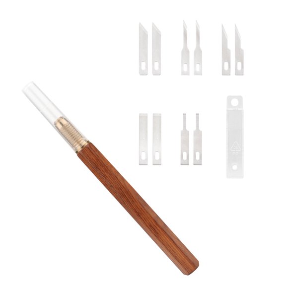 Multipurpose Carving Pen with High Precisions Alloy Blade Handle and Case for Intricate Designs In Various Crafts