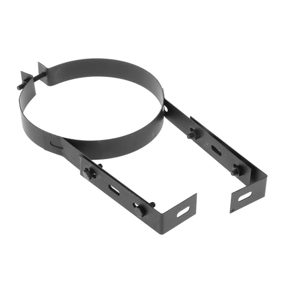 Multipurpose Chimney Pipe Clamps Smoked Pipe Bracket Chimney Pipe Holder Adjustable Stainless Steel Wall Support