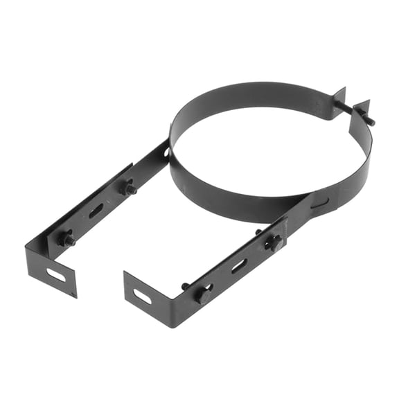 Multipurpose Chimney Pipe Clamps Smoked Pipe Bracket Chimney Pipe Holder Adjustable Stainless Steel Wall Support