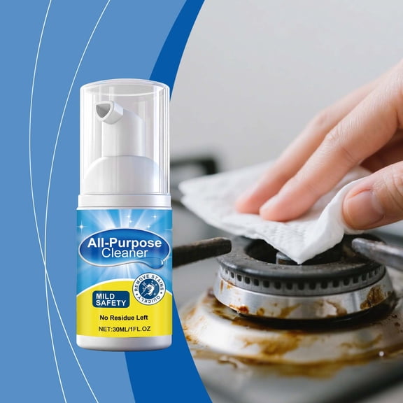 Multipurpose Cleaner Spray, All Purpose All Surface Concentrated Household Cleaner, Streak Free for Glass Kitchen Bath Tile and Floors, 30ml Bottle