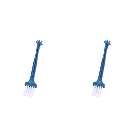 Multipurpose Cleaning Brush Long Handle Hand Shaped Stiff Bristle Heavy Duty Scrub Brush for Car Tire Kitchen Bathroom Tile Stain Removal
