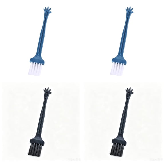 Multipurpose Cleaning Brush Long Handle Hand Shaped Stiff Bristle Heavy Duty Scrub Brush for Car Tire Kitchen Bathroom Tile Stain Removal