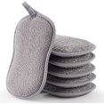 thumbnail image 1 of Multipurpose Cleaning Dish Sponges for Kitchen, More Durable Non-Scratch Scrub Sponges for Washing Dishes/Pots/Sinks, 6 Pack, Grey, 1 of 5