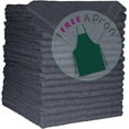 thumbnail image 1 of Multipurpose Cleaning Terry Towels 18-Pack Microfiber Alternate 100% Rich Cotton, Cleaning, Bar Towel, GREY COLOR, 12"x16" With 1 FREE APRON - by COTTON HOMES, 1 of 9