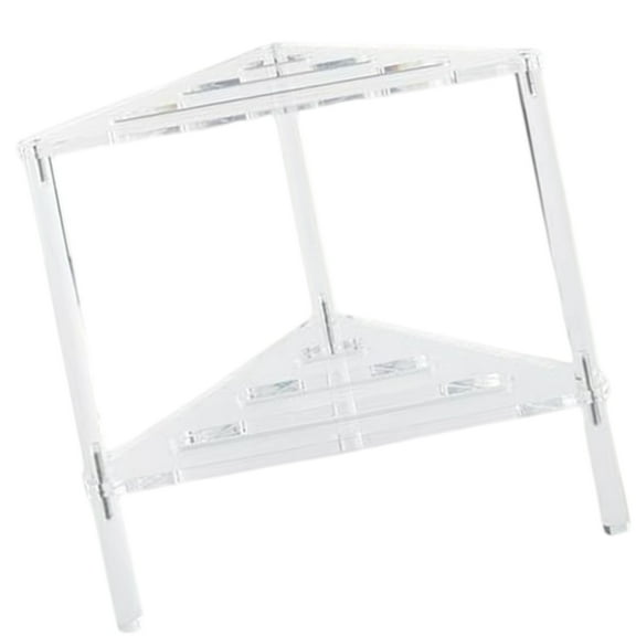 Multipurpose Clear Acrylic Shower Stand With Storage Organizers Suitable for Indoor Daily Use and Without Slip