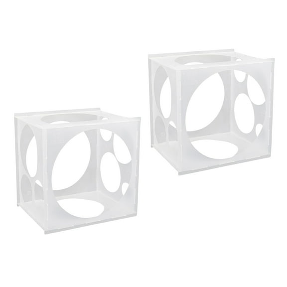Multipurpose Clear Balloon Measurement Container Removable Balloon Measuring Guage Box For Birthday Wedding Christmas