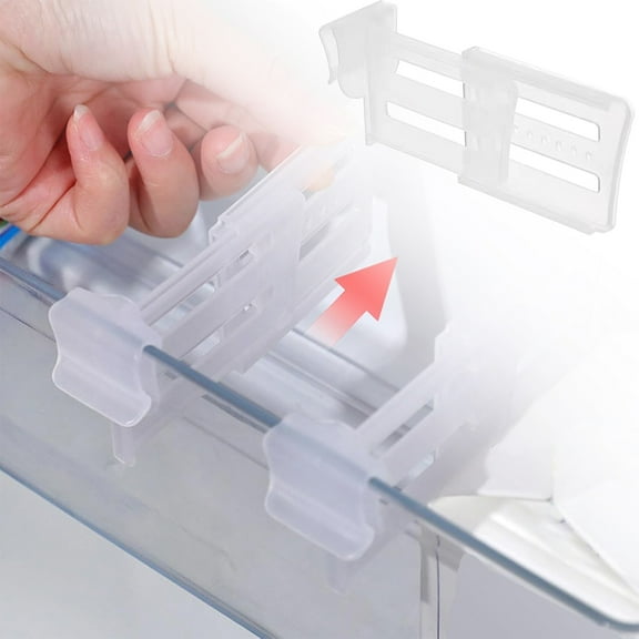 Multipurpose Clear Expandable Organizer Divider Retractable For Refrigerator Drawers Cabinet Kitchen Storage