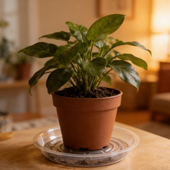 Multipurpose Clear Plant Saucer Set - 6 8 10 Inch Drip Trays with Raised Ridges for Air Circulation - Ideal for Home and Greenhouse