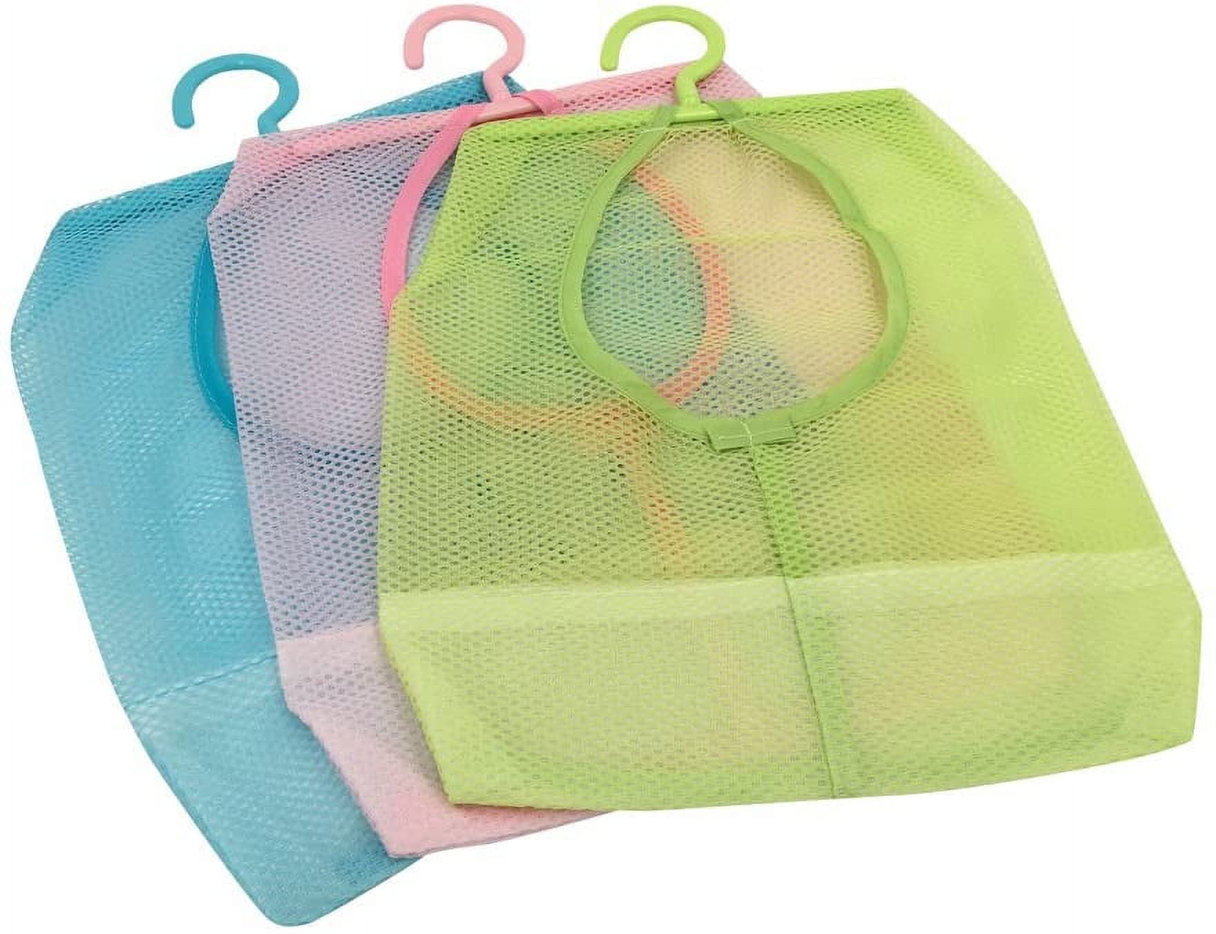 Multipurpose Clothespin Bag with Hanger,Hanging Storage Mesh Bag for