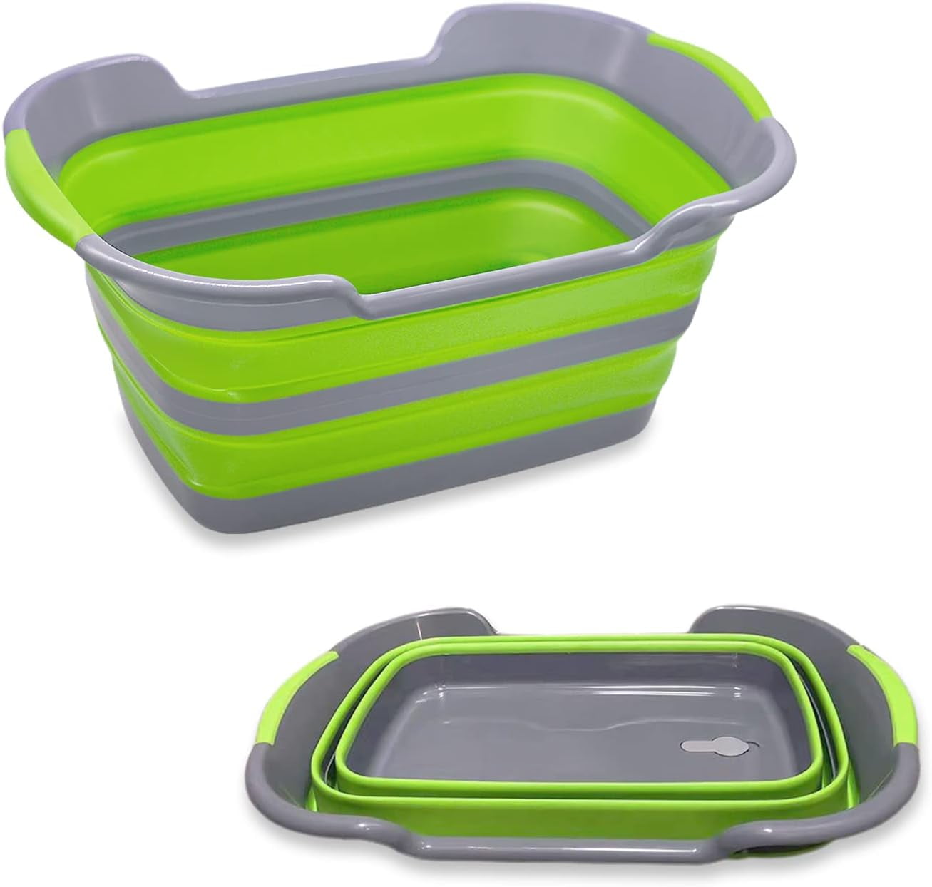 Image showcasing Multipurpose Collapsible Pet Bathtub with Drainage Hole for Puppy Small ...