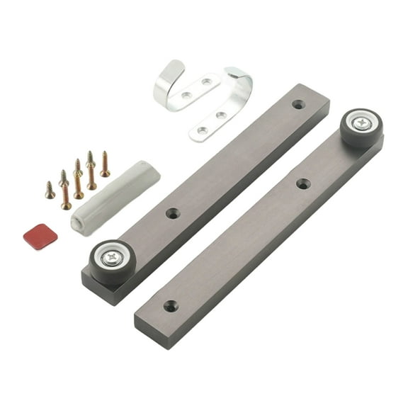 Multipurpose Convenient Pull to Open Bookshelves Door Hardware Set with Flexible Adjustment Designs Household Use