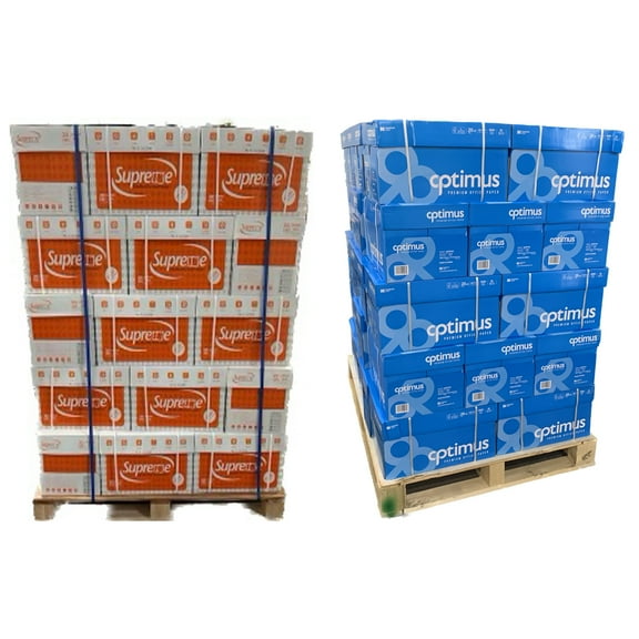 Multipurpose Copy and Print Paper, 8.5 x 11, 92 Bright, 20lb 1 Pallet / 40 Cases (200,000 Sheets)