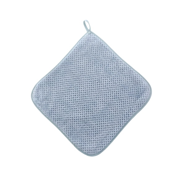 Multipurpose Coral Dish Cloth High Absorption Odor Resistant Lint Free Streak Free Towel for Stovetops Countertops Glassware Kitchen Daily Use