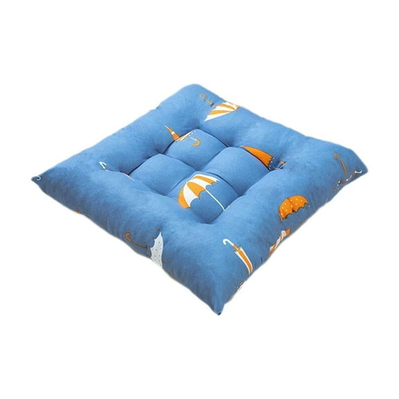 Multipurpose Corduroy Floor Pillow 16x16x4 Inch Compact Foam Cushion for Reading Yoga Home Decor