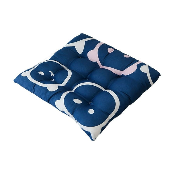 Multipurpose Corduroy Floor Pillow 16x16x4 Inch Compact Foam Cushion for Reading Yoga Home Decor