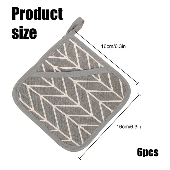 Multipurpose Cotton Coasters Pad Heat Resistant Protects Countertops Sturdy Kitchens Accessory for Hot Cookware