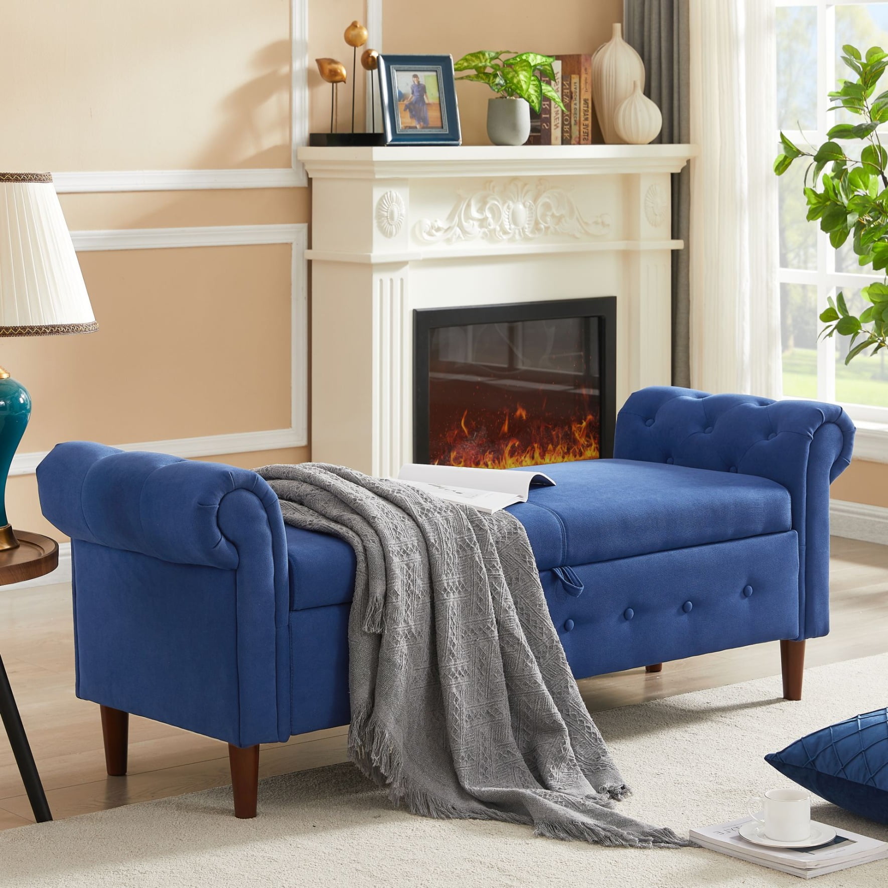 Backless sofa bench discount