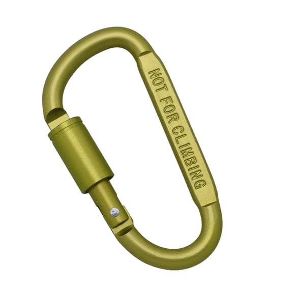 Multipurpose D-Shape Buckle Aluminum Alloy Climbing Carabiner Hooks Clip Twistlock D-ring Locking Clip Easy to Use