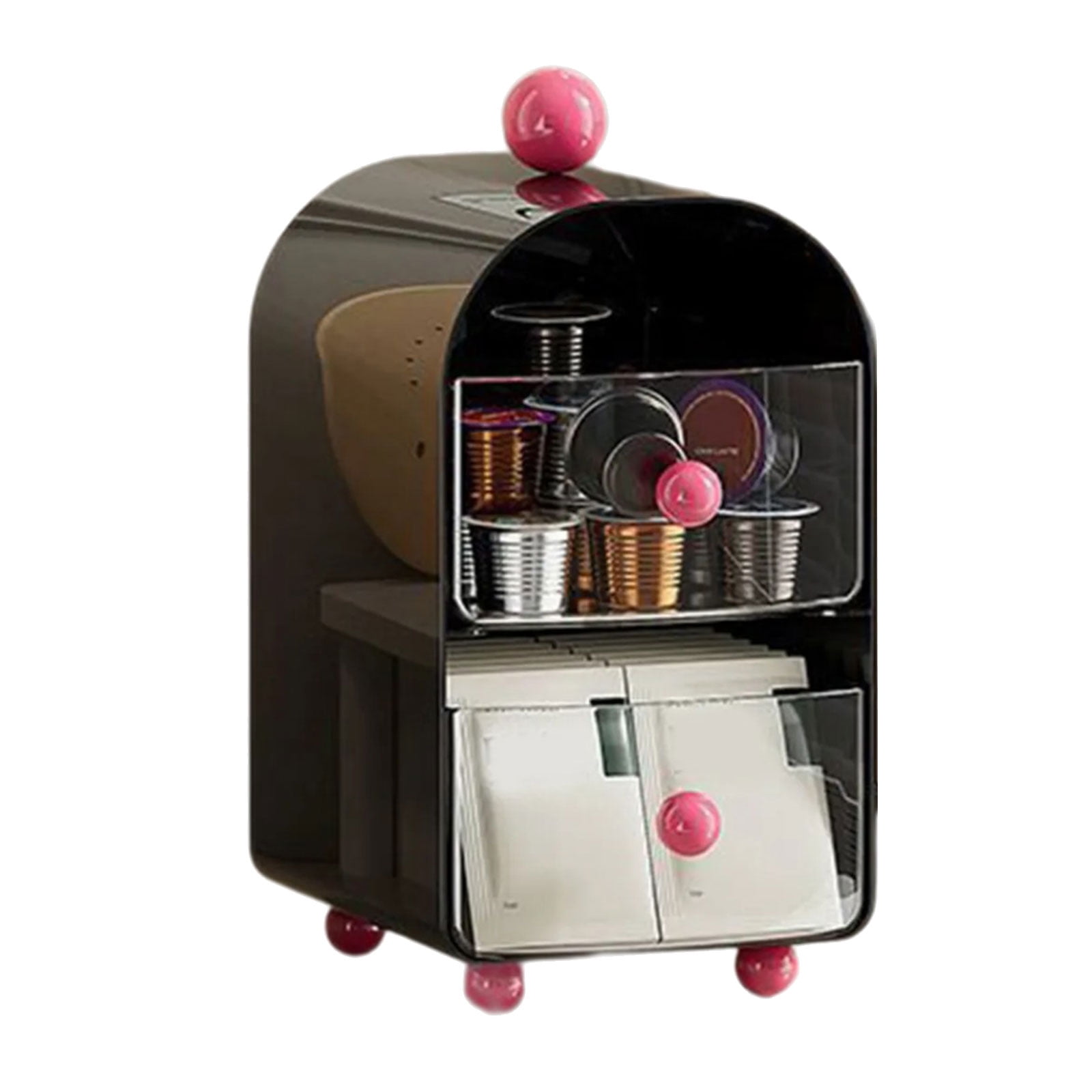 Multipurpose Desktop Drawer Organiser Storage Rack For Coffee Pods Teas ...