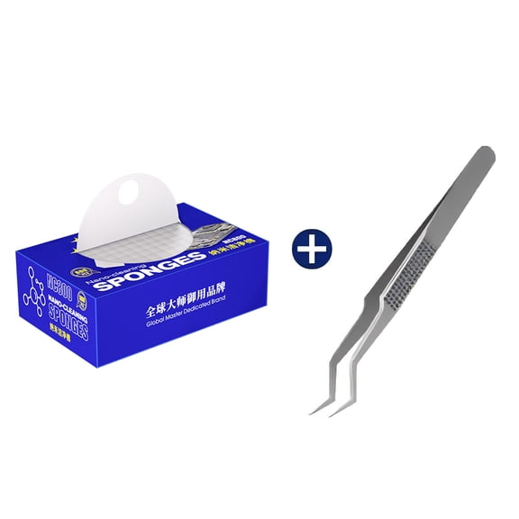 Multipurpose Digital Gadget Cleaner set Electronics Care Tool NC800 Cleaning Sponge with Tweezer set for Camera Laptop
