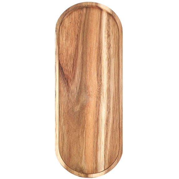 Multipurpose Display Tray Oval/Square Shape Portable Table Storage Plate Adds Warmth to Home Settings