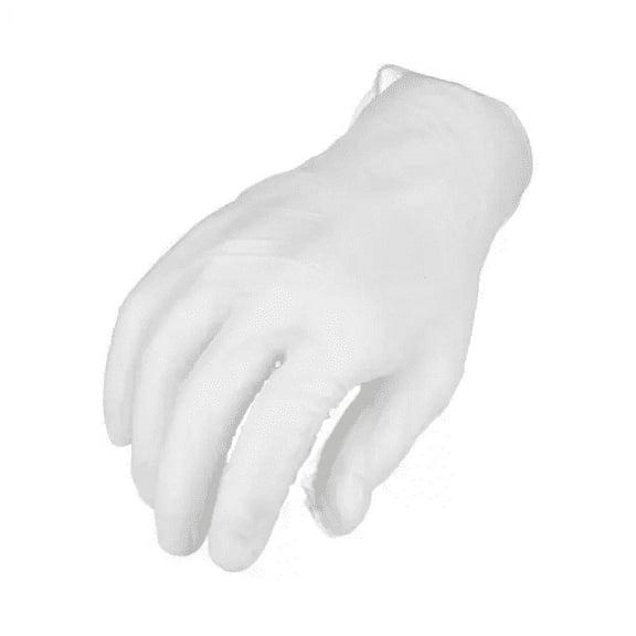 MedicalMartByMail Disposable Vinyl Gloves, Clear, L, 2000 Count, 2000 Pack