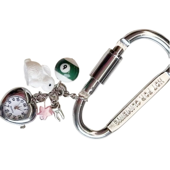 Multipurpose Distinctive Rabbit Keyring Combining Elegant and Modern Styles