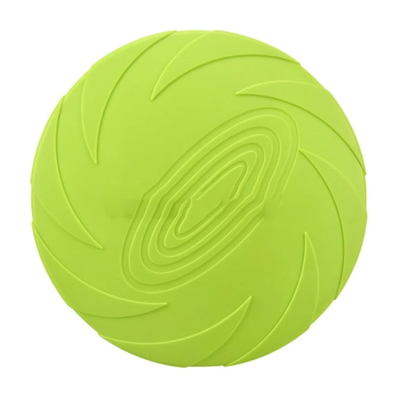 Multipurpose Dog Flying Disc Chew Toy For Training Feeding Outdoor Activity Soft Rubber Design