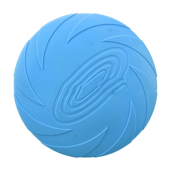 Multipurpose Dog Flying Disc Chew Toy For Training Feeding Outdoor Activity Soft Rubber Design