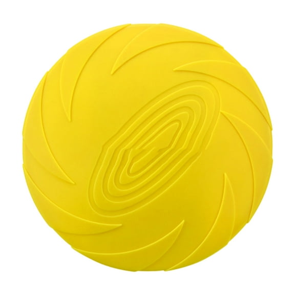Multipurpose Dog Flying Discs Chew Toy For Training Feeding Outdoor Activities Soft Rubber Design