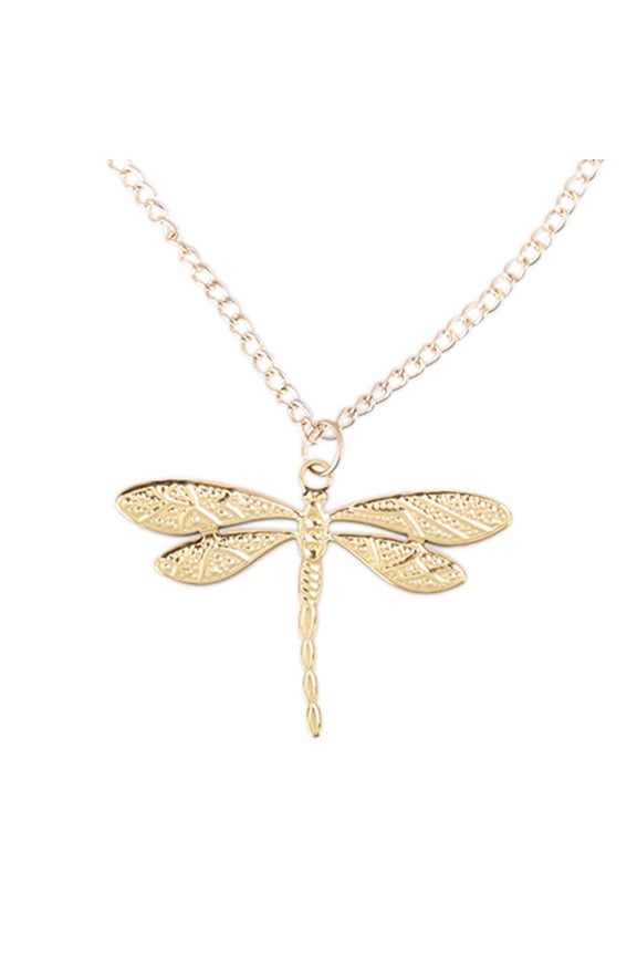 Multipurpose Dragonflies Pendant with Zircon Stones Elegant Charm Necklace Jewelry Accessory for Women's Party Wear