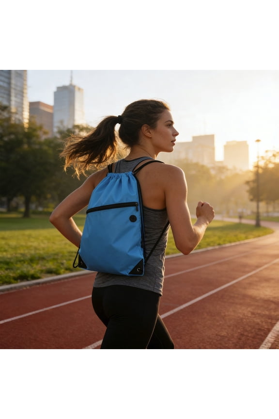 Multipurpose Drawstring Sack, Lightweight Sports Backpack, Portable String Pouch for Fitness Swimming Beach Travel and Daily Outdoor Activities