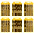 Multipurpose Drill Bits, 60Piece 6mm MultiMaterial Drill Bit Set for