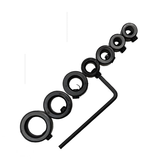 Multipurpose Drill Depth Limit Rings Set 3/4/5/6/8/10/12mm Depth Stop Rings For Accurate Boring Woodworking