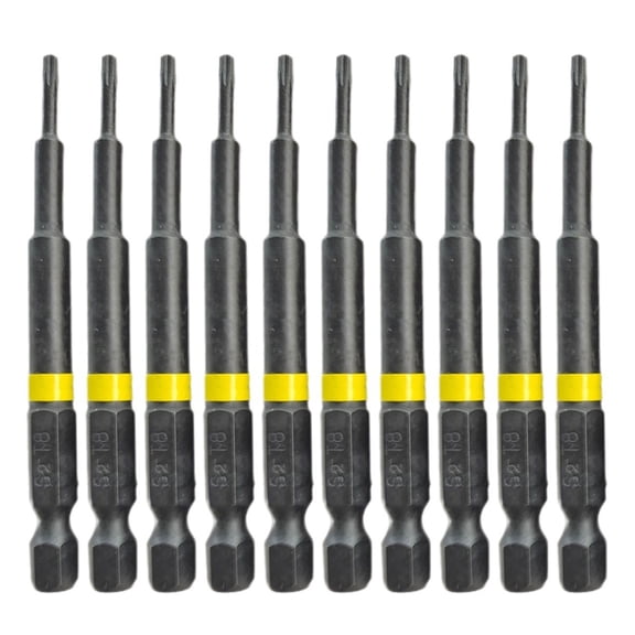 Multipurpose Driver Bit Tool Set 10Pcs High for Secure Screwing Strong Magnets Screwdriver Enthusiasts
