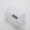 thumbnail image 1 of Multipurpose Durable Breathable Portable Lightweight Stationery Case Cosmetic Bag Key Bags Mini Zipper Coin Purse Square Mesh Storage Pouch WHITE, 1 of 8