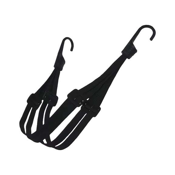 Multipurpose Elastic Retention Cord for Motorcycle Helmets Quick Adjust Fastening Solution Luggage Retractable Rope