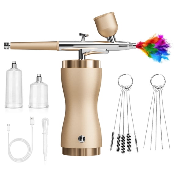 Multipurpose Electric Sprayer Airbrushing Guns With Adjustable Pressure Ideal For Model Painting Crafts Wall Decoration
