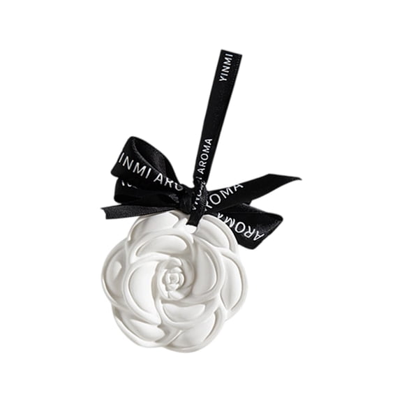Multipurpose Elegant Decorative Scented Wax For Car Interior Natural Camellia Design Air Freshener Lasts 2 Months