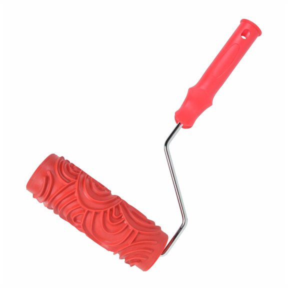 Multipurpose Embossed Paint Roller Decorative Rubber Texture Roller for Creative Homes Decoration and Craft Projects