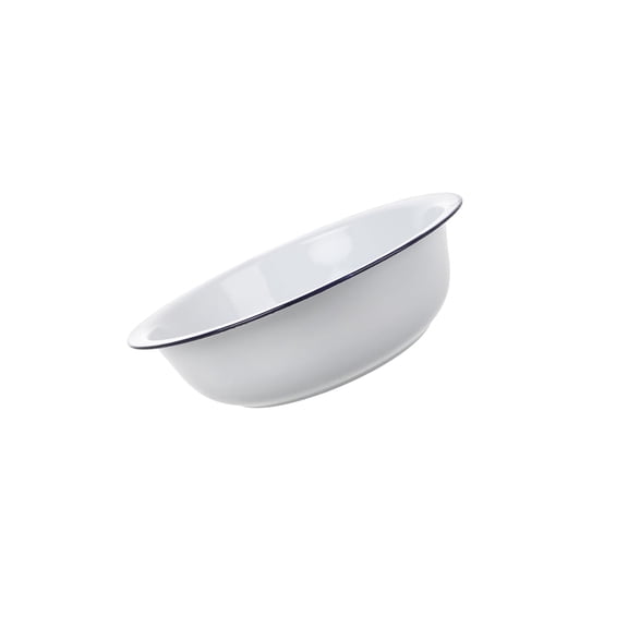 Multipurpose Enameled Mixing Bowl Set Hygienic Surfaces Enamelware For Meal Preparation Kitchen Essential