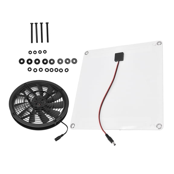 Multipurpose Energy Saving 100W 12V Solars Exhaust Fan Convenien for Effective Air Circulation Cooling Solution